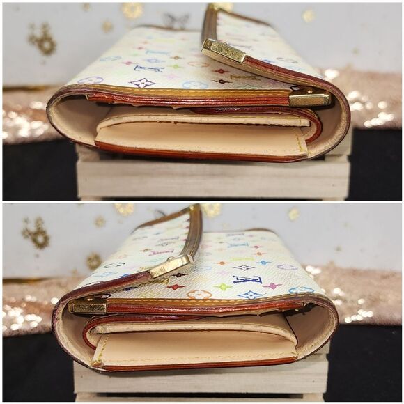 Authentic Louis Vuitton Monogram Multicolor Porte Tresor International Wallet - Picture 5 of 16